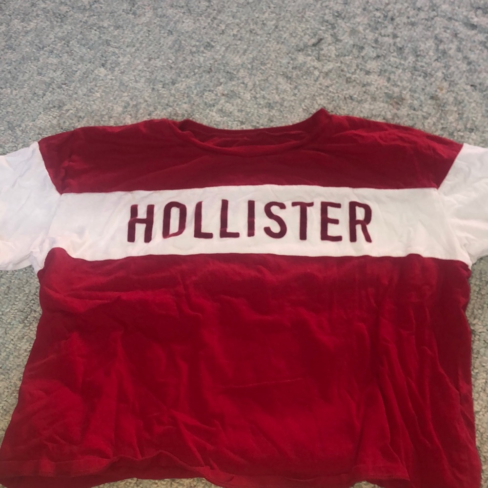 red and white t shirt